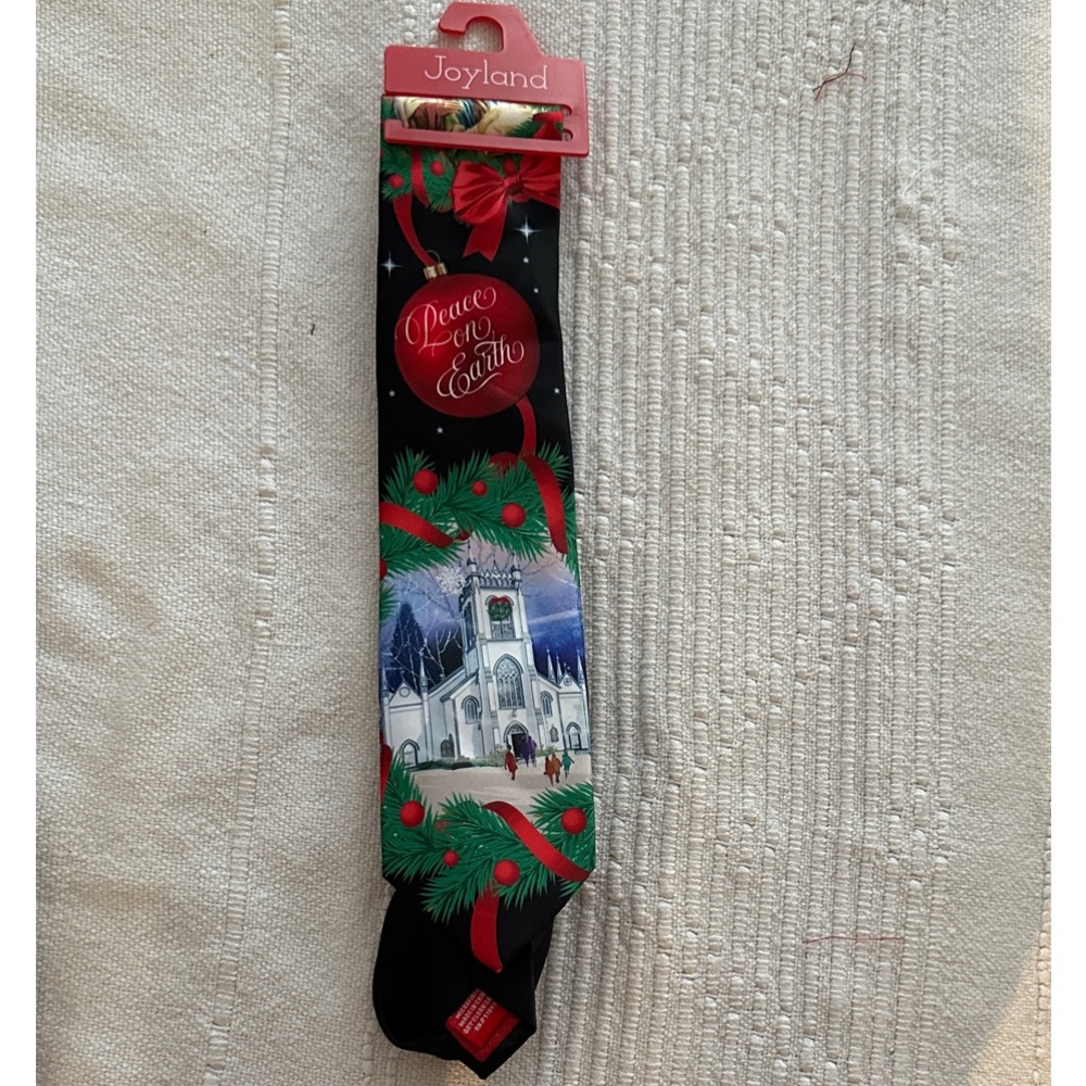 Joyland Holiday Black and Red Tie